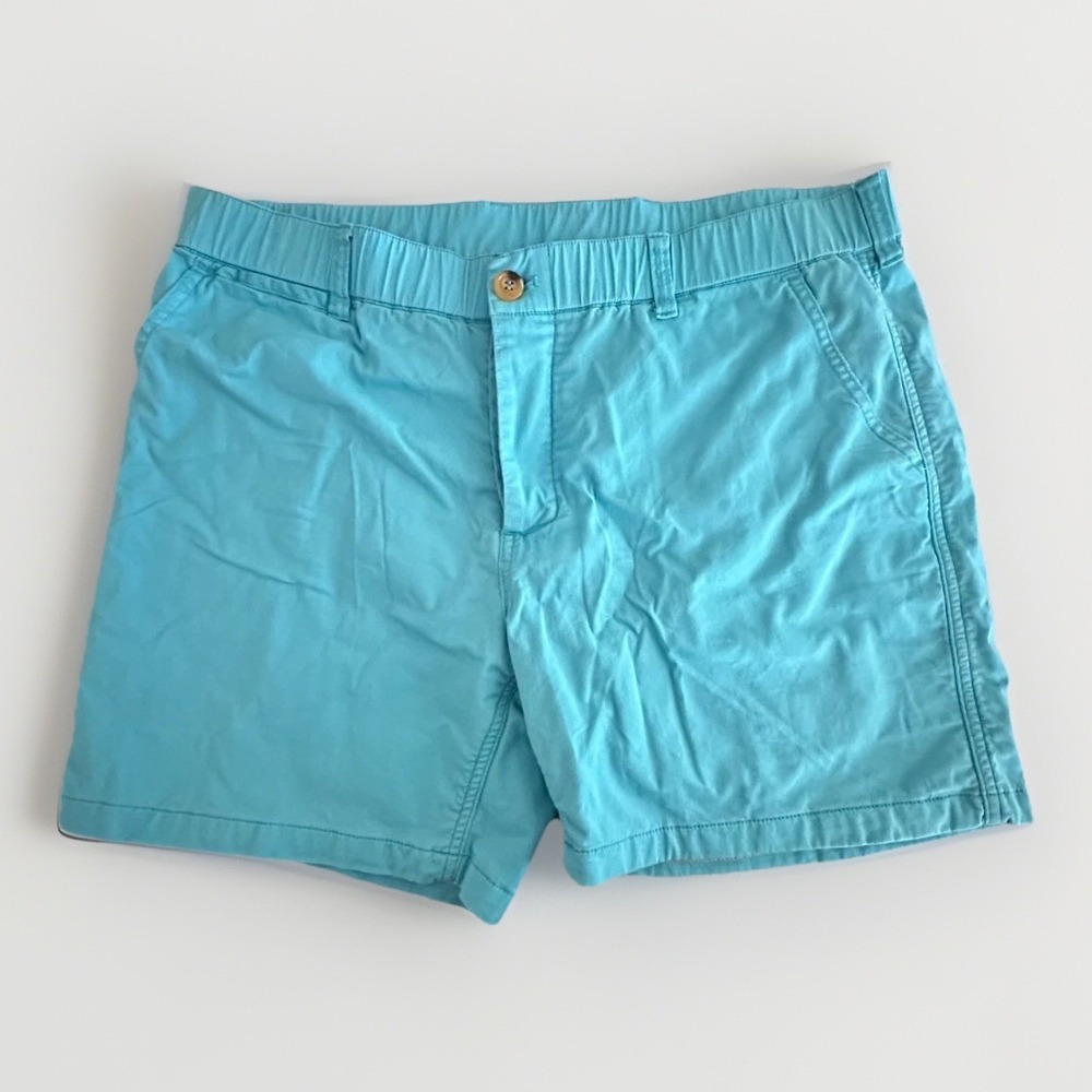 Woof Shorts Mens Large Blue Commando Freeball Chino Mesh Lined Preppy